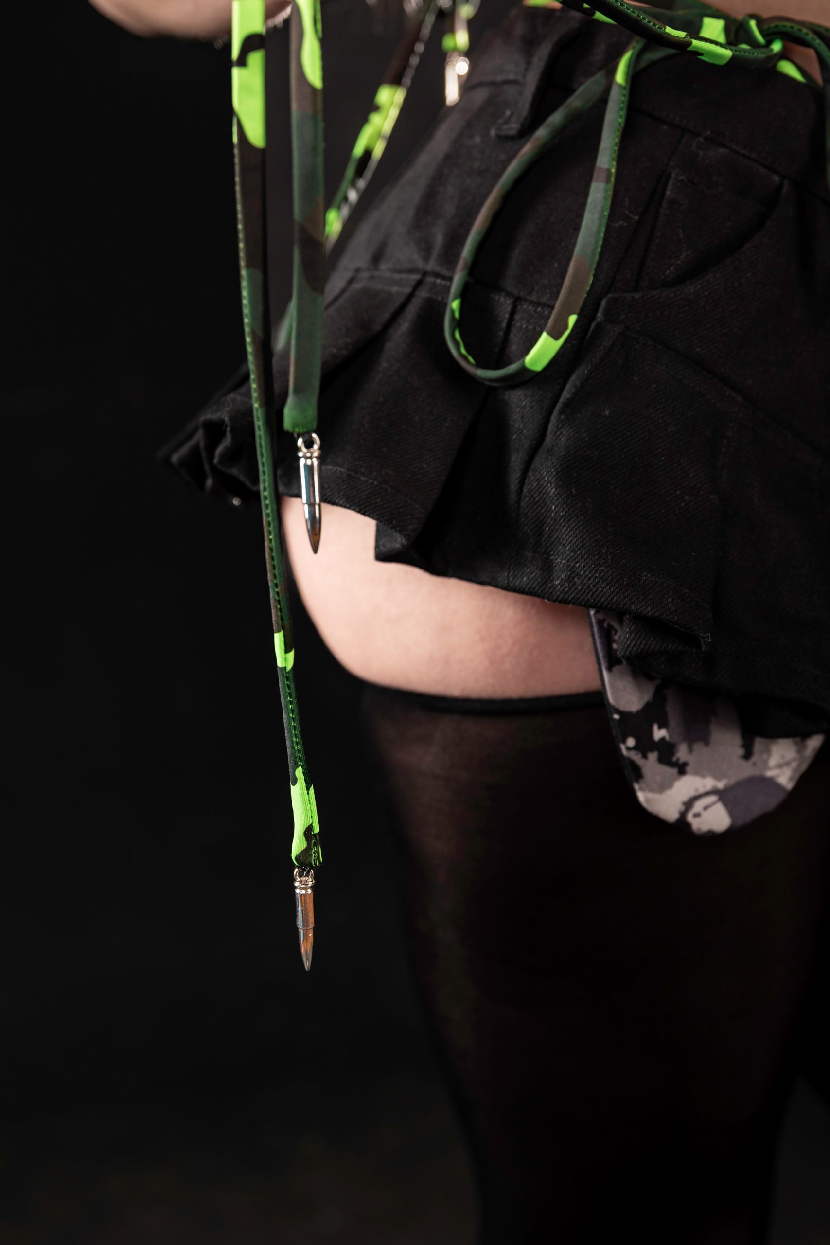 Tempest — Black Skull‑Pocket Mini Skirt - Image 12